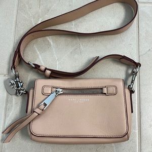 Rose Pink Pebbled Leather Marc Jacobs Mini Bag